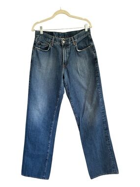Vintage 2000s Americana Grunge 90s Lucky Brand Blue Denim Jeans Size 32